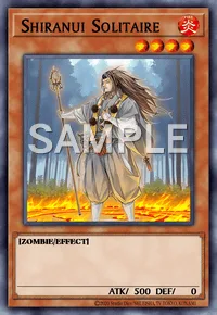 Shiranui Solitaire, Yu-Gi-Oh! card, FIRE
