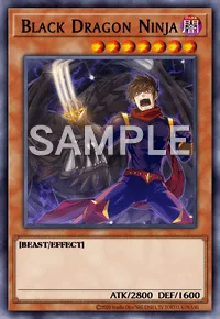 Black Dragon Ninja, Yu-Gi-Oh! card, DARK