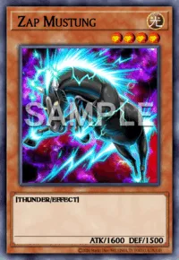 Zap Mustung, Yu-Gi-Oh! card, LIGHT