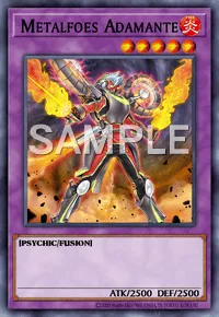 Metalfoes Adamante, Yu-Gi-Oh! card, FIRE