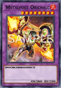 Metalfoes Orichalc, Yu-Gi-Oh! card, FIRE