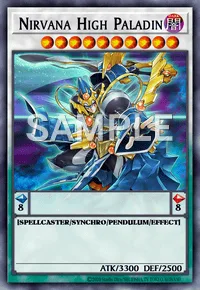 Nirvana High Paladin, Yu-Gi-Oh! card, DARK