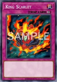 King Scarlet, Yu-Gi-Oh! card, TRAP