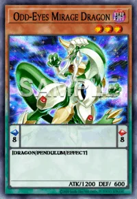 Odd-Eyes Mirage Dragon, Yu-Gi-Oh! card, DARK