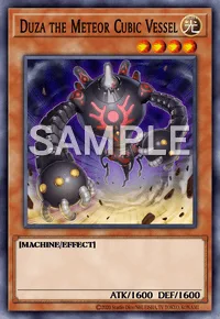 Duza the Meteor Cubic Vessel, Yu-Gi-Oh! card, LIGHT