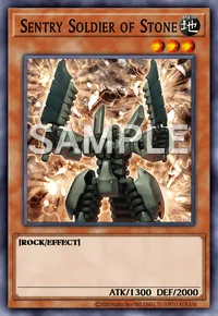 Sentry Soldier of Stone, Yu-Gi-Oh! card, EARTH