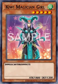 Kiwi Magician Girl, Yu-Gi-Oh! card, WIND