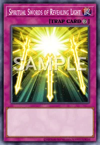 Spiritual Swords of Revealing Light, Yu-Gi-Oh! card, TRAP