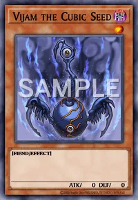 Vijam the Cubic Seed, Yu-Gi-Oh! card, DARK