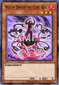 Vulcan Dragni the Cubic King, Yu-Gi-Oh! card, FIRE
