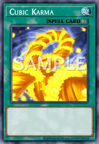 Cubic Karma, Yu-Gi-Oh! card, SPELL
