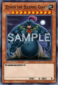 Zushin the Sleeping Giant, Yu-Gi-Oh! card, EARTH