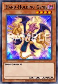 Hand-Holding Genie, Yu-Gi-Oh! card, DARK