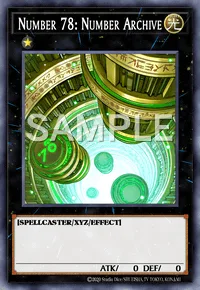 Number 78: Number Archive, Yu-Gi-Oh! card, LIGHT