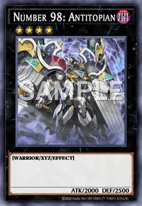 Number 98: Antitopian, Yu-Gi-Oh! card, DARK