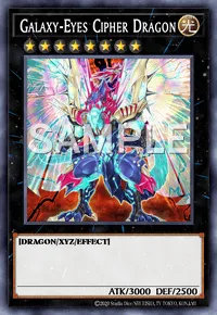Galaxy-Eyes Cipher Dragon, Yu-Gi-Oh! card, LIGHT