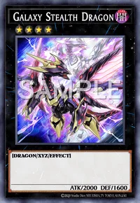 Galaxy Stealth Dragon, Yu-Gi-Oh! card, DARK