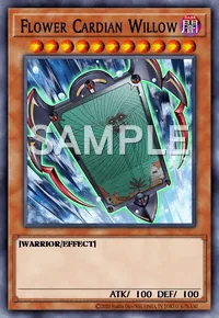 Flower Cardian Willow, Yu-Gi-Oh! card, DARK