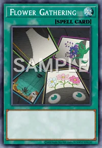 Flower Gathering, Yu-Gi-Oh! card, SPELL