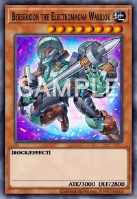 Berserkion the Electromagna Warrior, Yu-Gi-Oh! card, EARTH