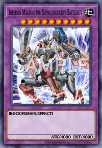 Imperion Magnum the Superconductive Battlebot, Yu-Gi-Oh! card, EARTH