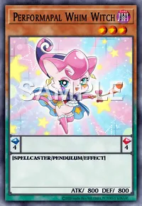 Performapal Whim Witch, Yu-Gi-Oh! card, DARK