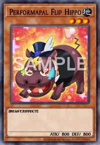Performapal Flip Hippo, Yu-Gi-Oh! card, EARTH
