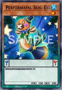 Performapal Seal Eel, Yu-Gi-Oh! card, WATER
