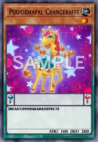 Performapal Changeraffe, Yu-Gi-Oh! card, EARTH