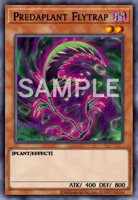 Predaplant Flytrap, Yu-Gi-Oh! card, DARK