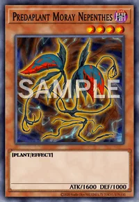 Predaplant Moray Nepenthes, Yu-Gi-Oh! card, DARK