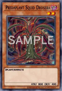 Predaplant Squid Drosera, Yu-Gi-Oh! card, DARK