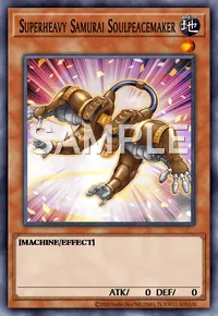 Superheavy Samurai Soulpeacemaker, Yu-Gi-Oh! card, EARTH