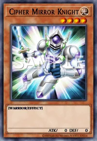 Cipher Mirror Knight, Yu-Gi-Oh! card, LIGHT