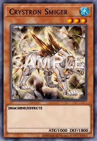 Crystron Smiger, Yu-Gi-Oh! card, WATER