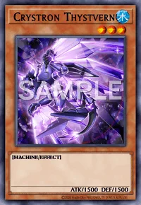 Crystron Thystvern, Yu-Gi-Oh! card, WATER