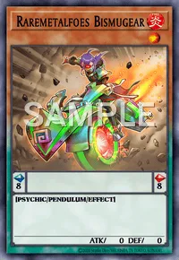 Raremetalfoes Bismugear, Yu-Gi-Oh! card, FIRE