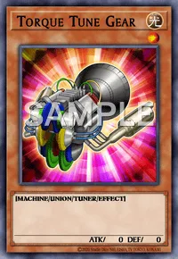 Torque Tune Gear, Yu-Gi-Oh! card, LIGHT