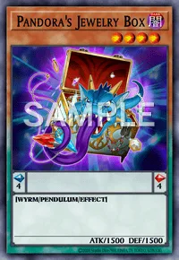 Pandora's Jewelry Box, Yu-Gi-Oh! card, DARK