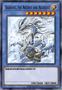 Sauravis, the Ancient and Ascended, Yu-Gi-Oh! card, LIGHT