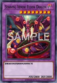 Starving Venom Fusion Dragon, Yu-Gi-Oh! card, DARK