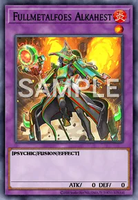 Fullmetalfoes Alkahest, Yu-Gi-Oh! card, FIRE