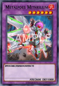 Metalfoes Mithrilium, Yu-Gi-Oh! card, FIRE