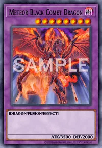Meteor Black Comet Dragon, Yu-Gi-Oh! card, DARK