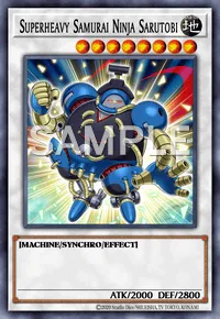 Superheavy Samurai Ninja Sarutobi, Yu-Gi-Oh! card, EARTH