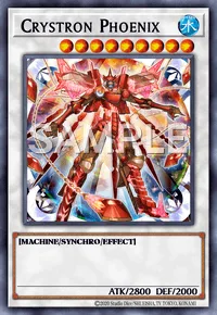 Crystron Phoenix, Yu-Gi-Oh! card, WATER