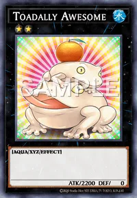 Toadally Awesome, Yu-Gi-Oh! card, WATER