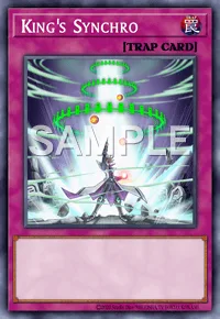 King's Synchro, Yu-Gi-Oh! card, TRAP