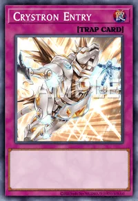 Crystron Entry, Yu-Gi-Oh! card, TRAP