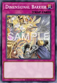 Dimensional Barrier, Yu-Gi-Oh! card, TRAP